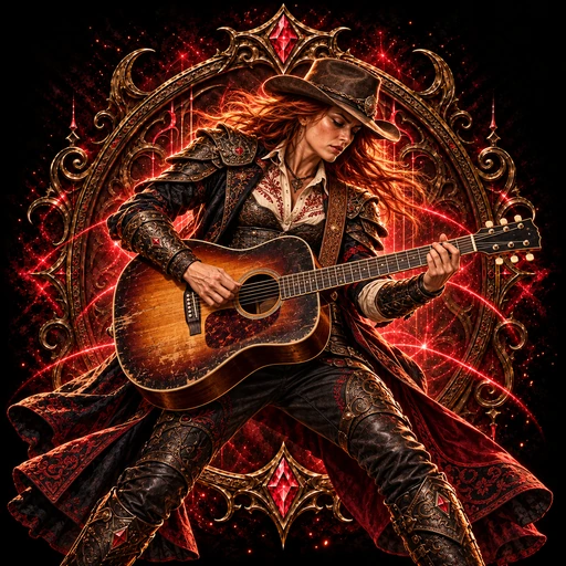 Country Warrior character art